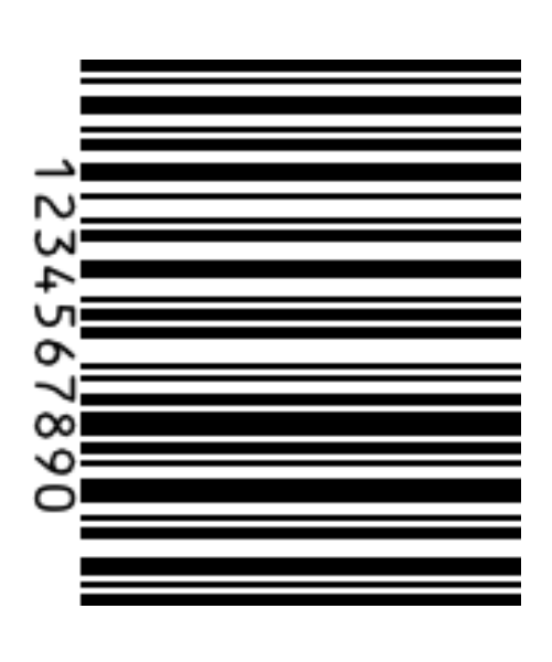 Barcode rotate clockwise