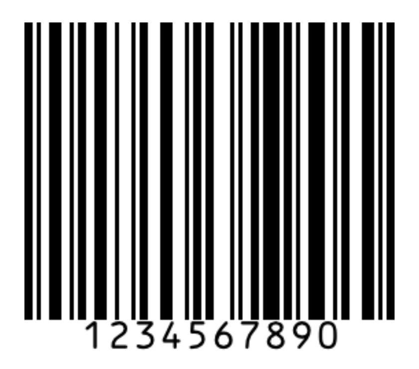 Barcode with scale set