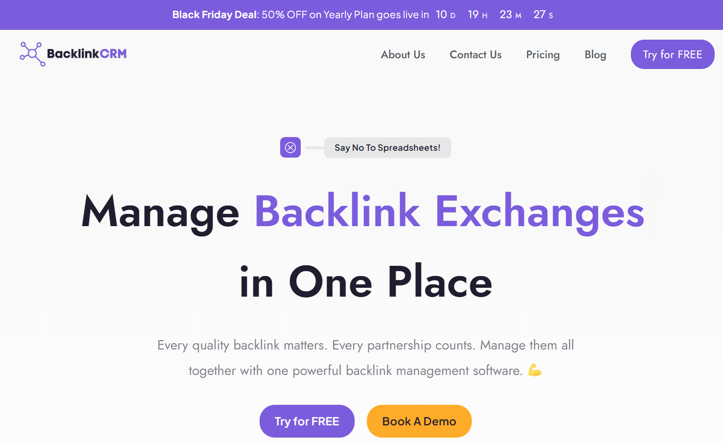 BacklinkCRM Deal