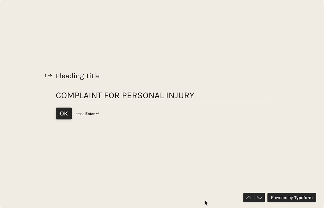 Client Intake Form Completion Process